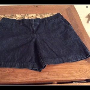 Ann Taylor Loft Shorts Dark Denim - Size 6